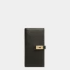 Amy Brieftasche Aus Schwarzem Leder