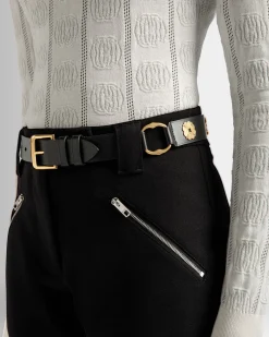 Arkle 85 cm Gürtel Aus Schwarzem Leder