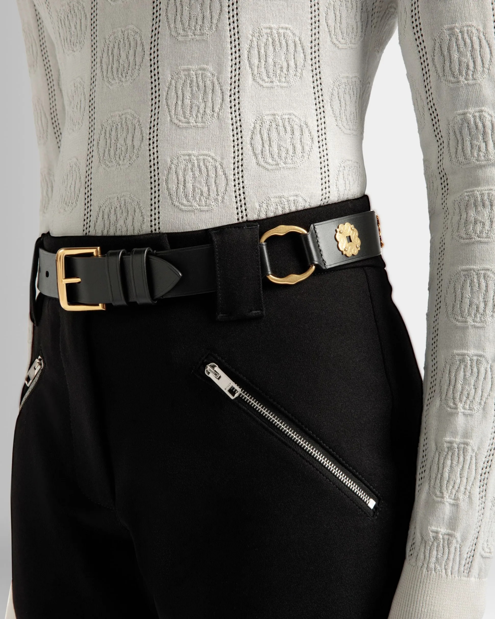 Arkle 85 cm Gürtel Aus Schwarzem Leder