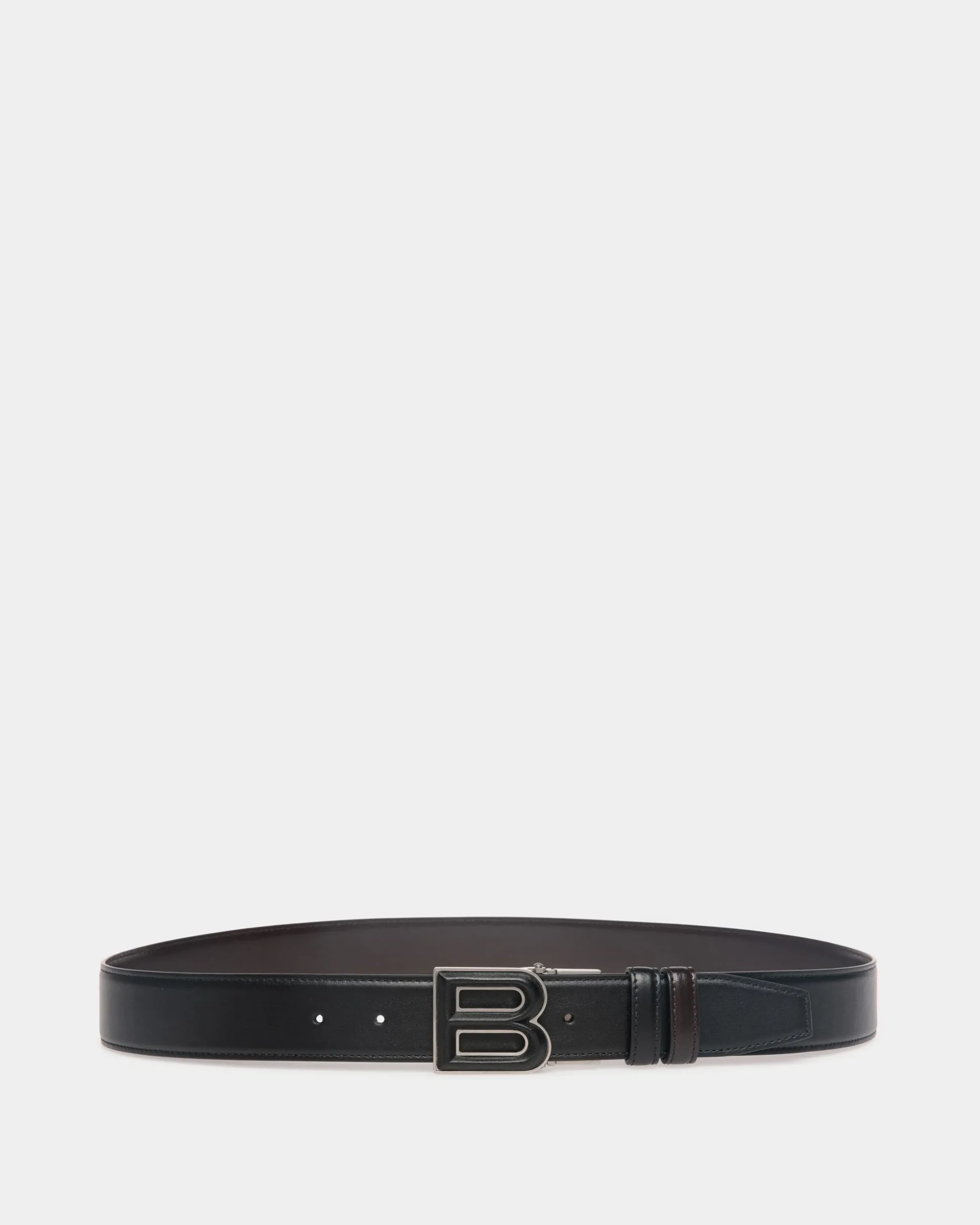 B Bold 35 mm Verstellbarer Wendegürtel Aus Leder In Schwarz Und Braun