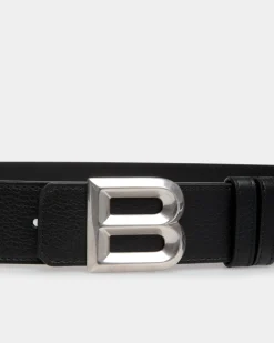 B Bold 35 Mm Gürtel Aus Leder In Schwarz