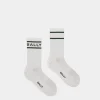 Bally Stripe Socken In Weiß und Grün