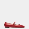 Ballyrina Aus Leder In Candy Red