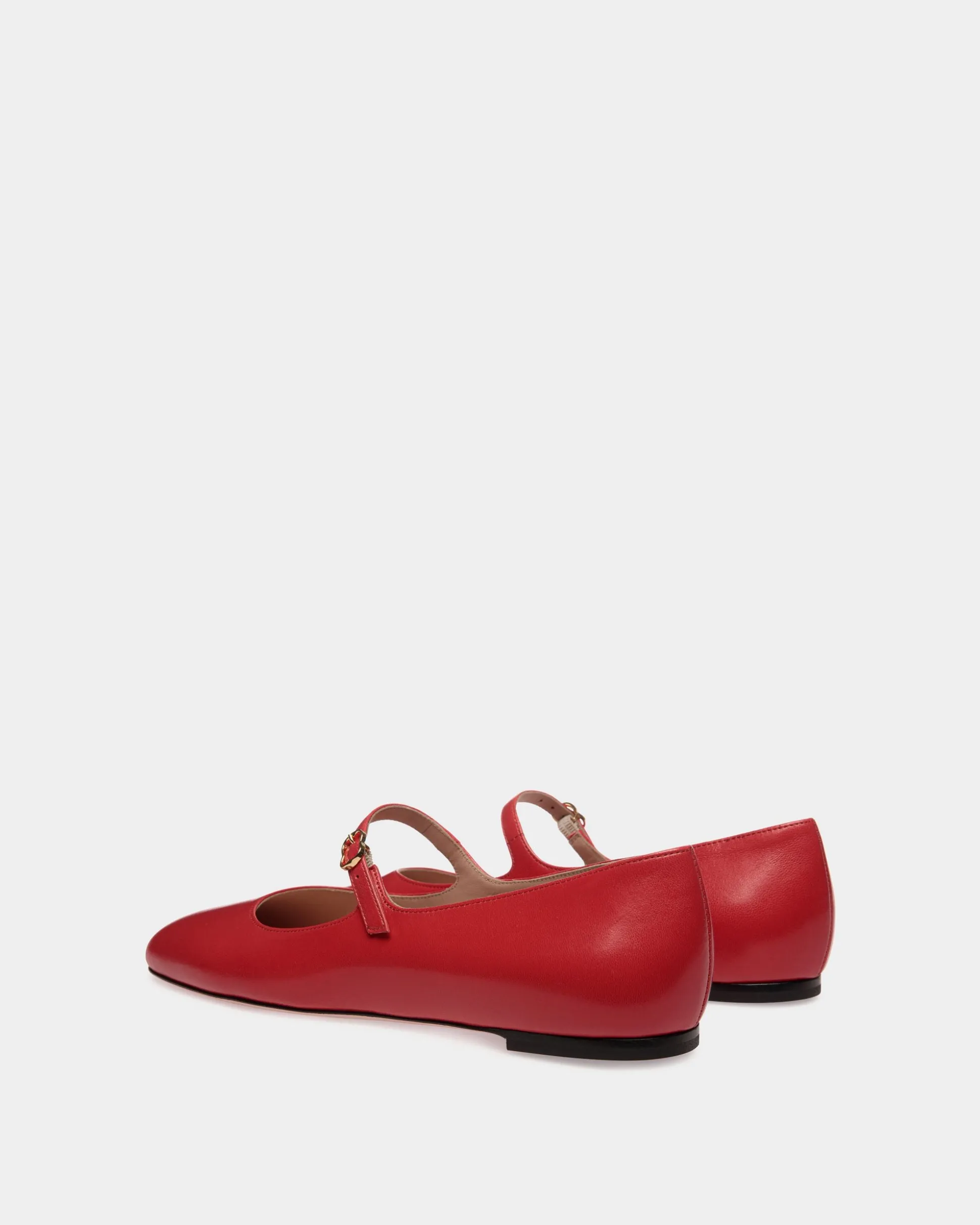 Ballyrina Aus Leder In Candy Red