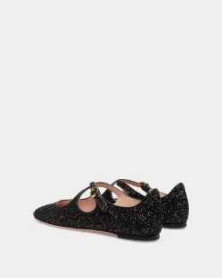 Ballyrina Ballerina Aus Glitzerstoff In Schwarz