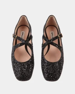 Ballyrina Ballerina Aus Glitzerstoff In Schwarz
