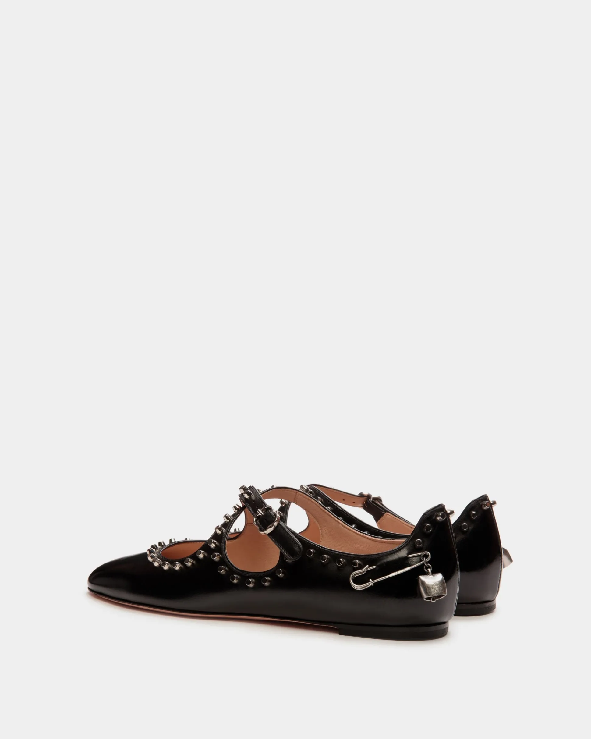 Ballyrina Ballerina Aus Schwarzem Leder