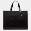 Bar Tragetasche Aus Nylon Und Leder In Schwarz