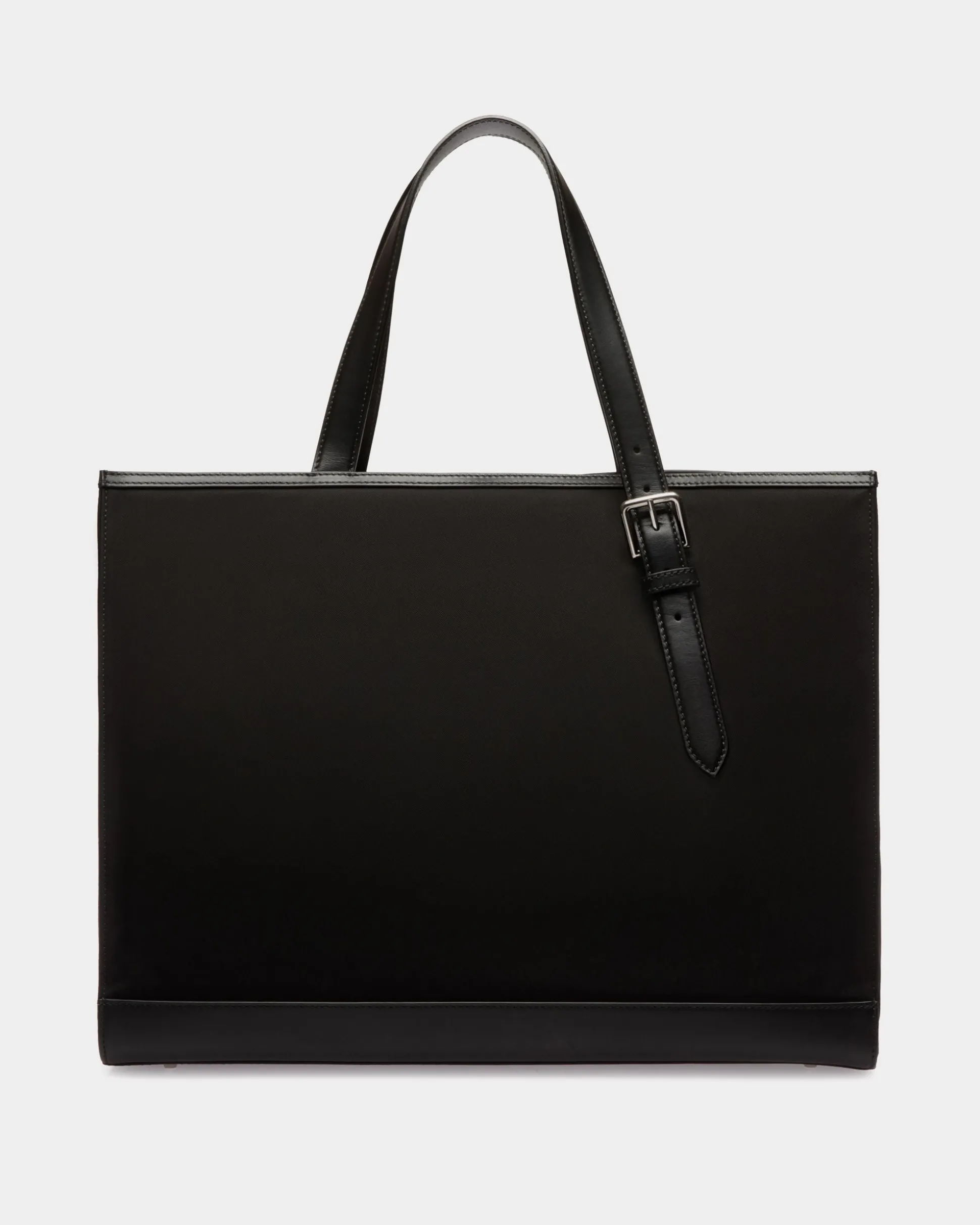 Bar Tragetasche Aus Nylon Und Leder In Schwarz