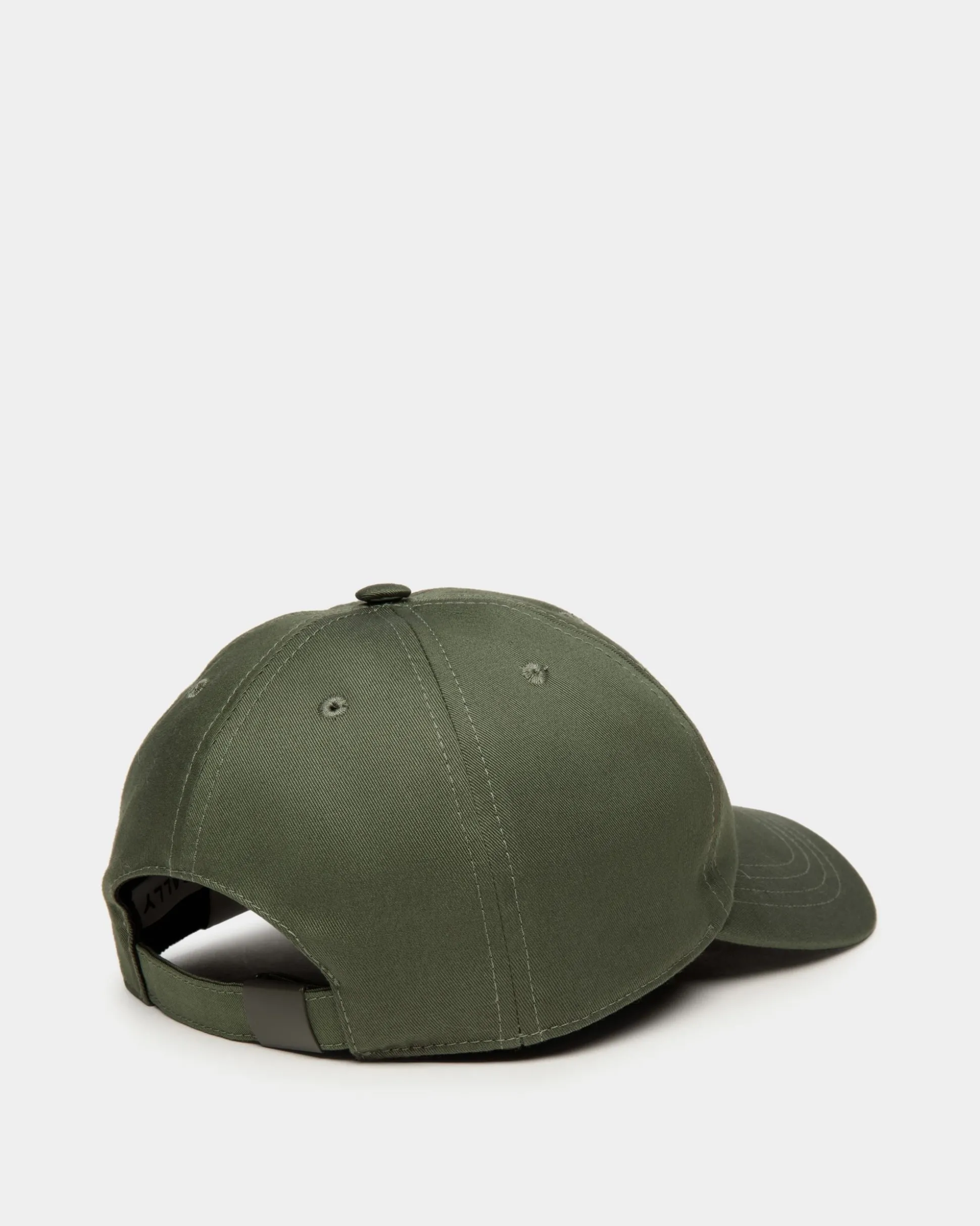 Baseballmütze Aus Baumwolle In Military Green Mit Bally Crest Logo