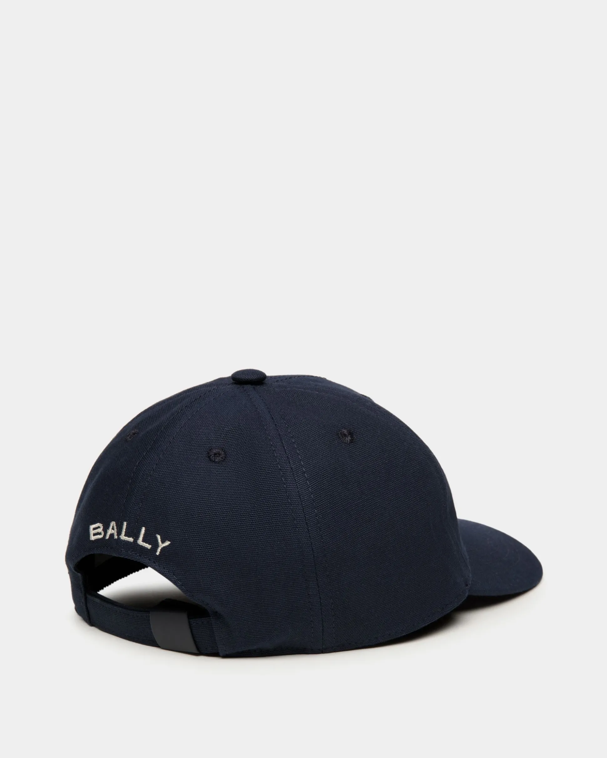 Baseballmütze Aus Baumwolle In Navy Blue Mit Mountain Flowers
