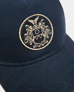 Baseballmütze Aus Baumwolle In Navy Blue Aus Der Adrien Brody Travel-Kollektion