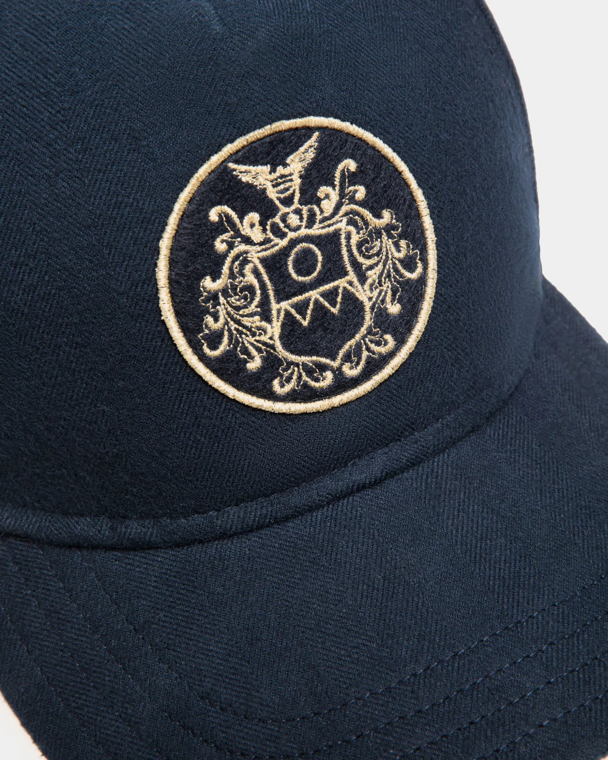 Baseballmütze Aus Baumwolle In Navy Blue Aus Der Adrien Brody Travel-Kollektion