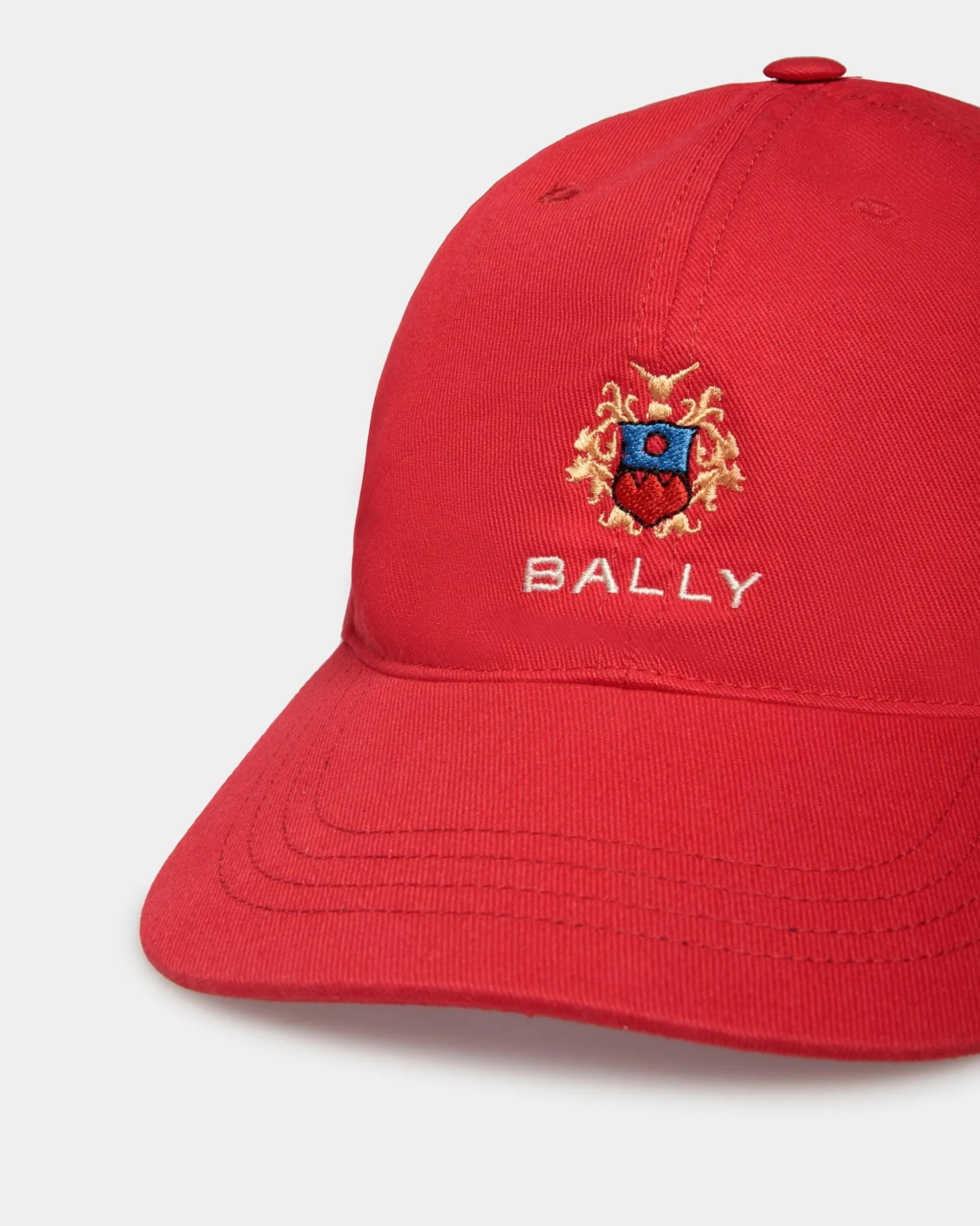 Baseballmütze Aus Baumwolle In Candy Red