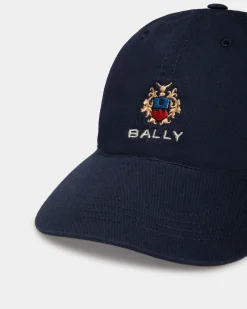 Baseballmütze Aus Baumwolle In Navy Blue