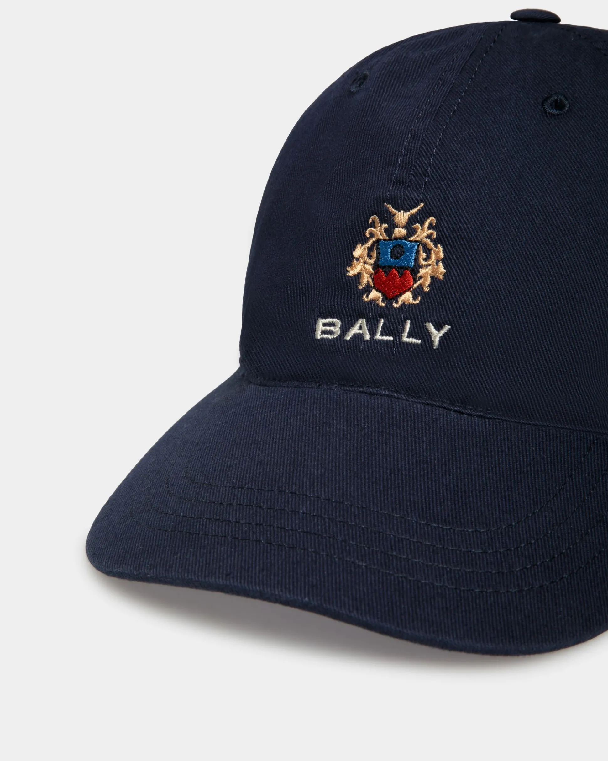 Baseballmütze Aus Baumwolle In Navy Blue