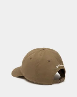 Baseballmütze Aus Brauner Baumwolle Mit Bally-Crest-Label