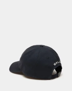 Baseballmütze Mit Choco-Candy-Detail Aus Baumwolle In Navy Blue