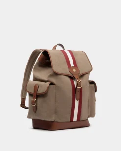Beckett Rucksack Aus Baumwollcanvas In Kaki