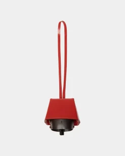 Belle Anhänger Aus Gebürstetem Leder In Candy Red