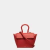 Belle Henkeltasche Aus Leder In Candy Red