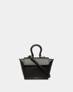 Belle Henkeltasche Aus Leder In Schwarz