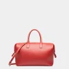 Belle Henkeltasche Aus Leder In Candy Red