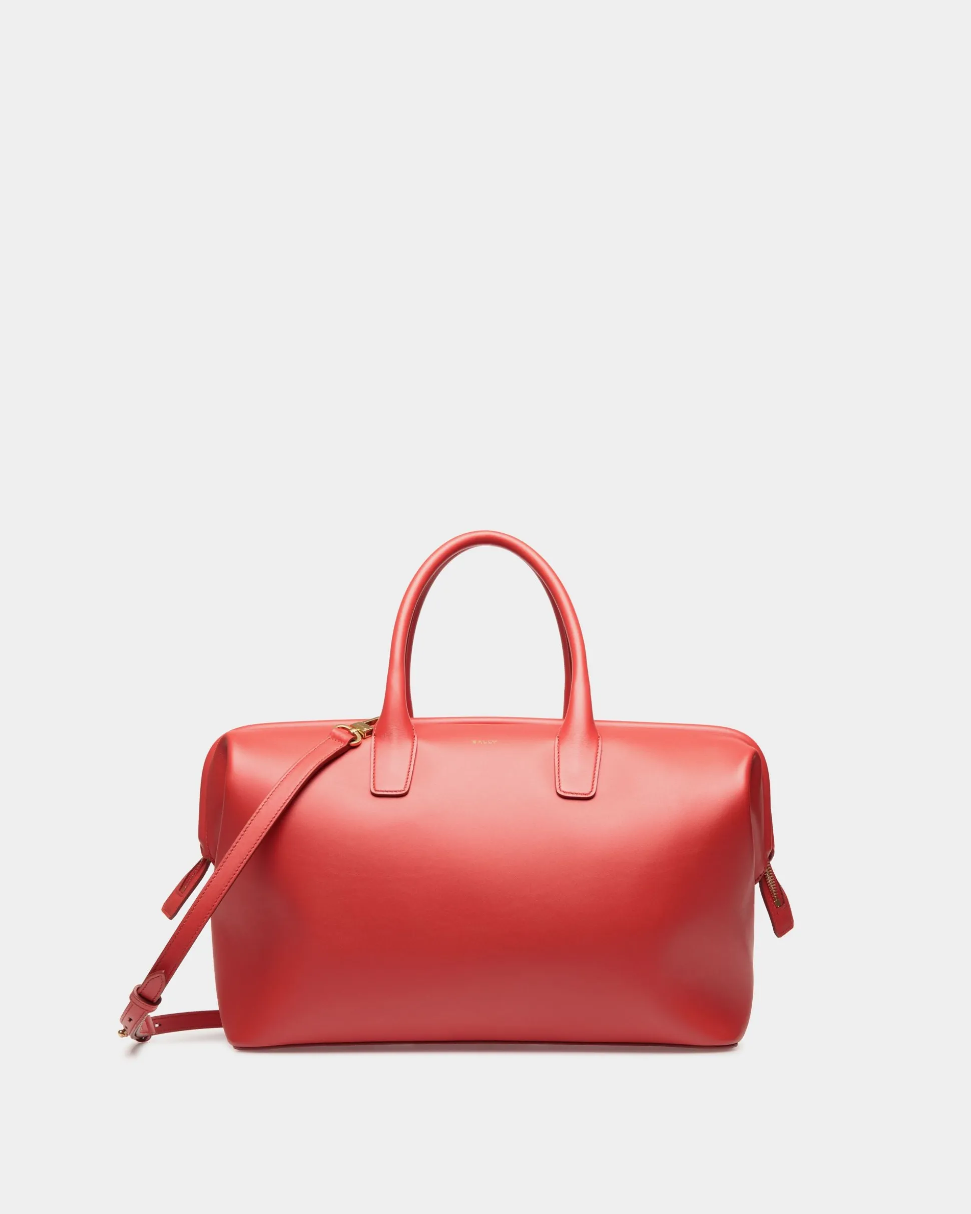 Belle Henkeltasche Aus Leder In Candy Red