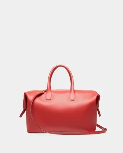 Belle Henkeltasche Aus Leder In Candy Red