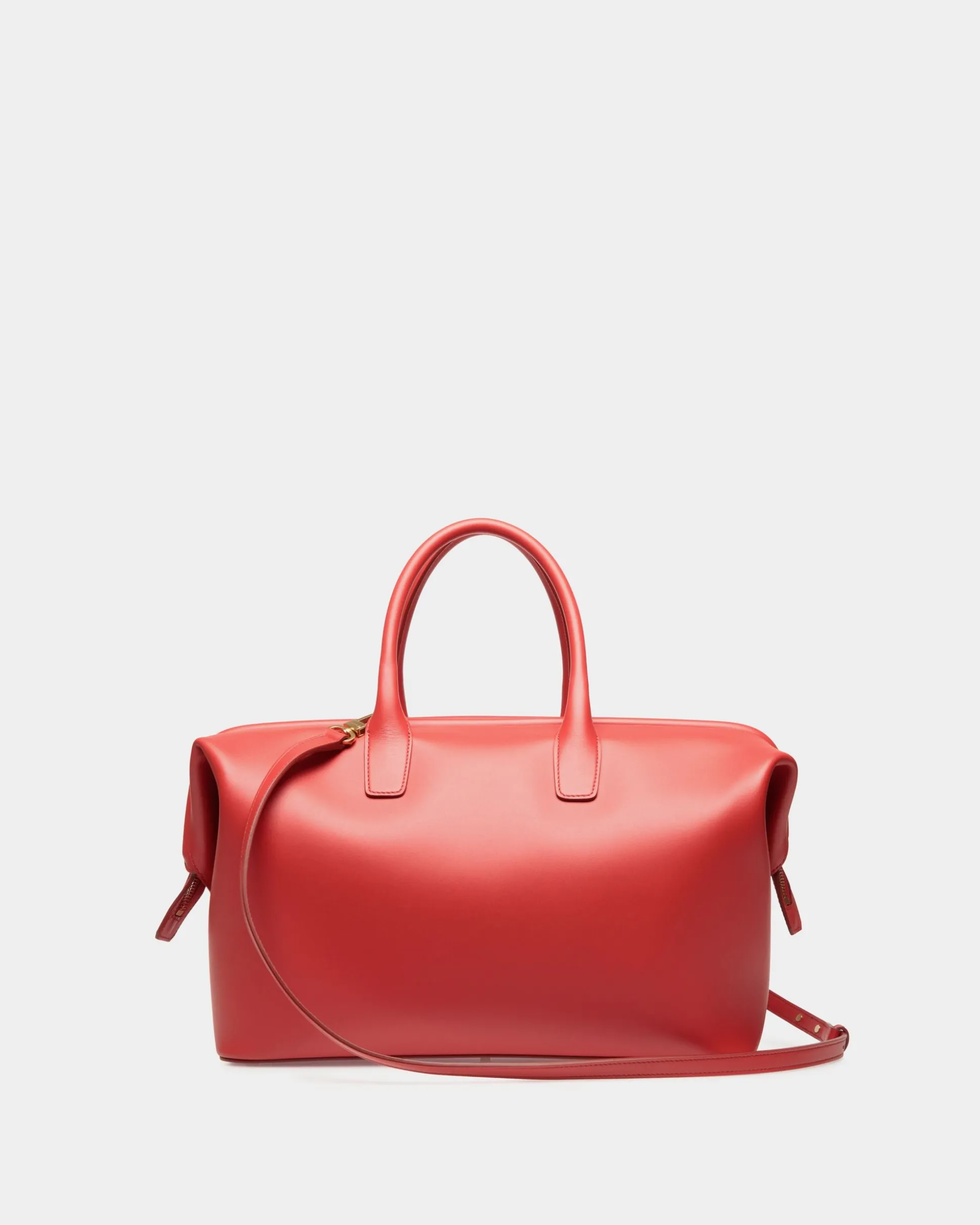Belle Henkeltasche Aus Leder In Candy Red