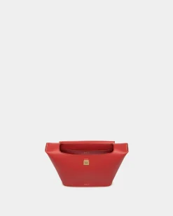 Belle Henkeltasche Aus Leder In Candy Red