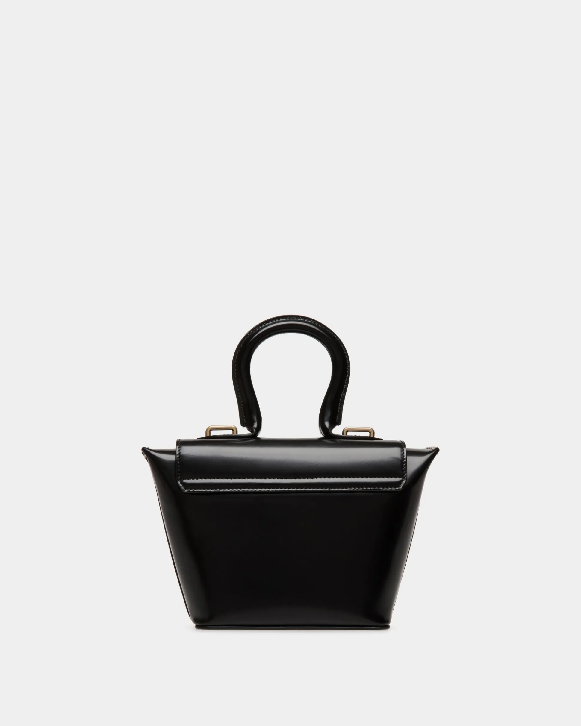 Belle Minibag In Black Brushed Leather