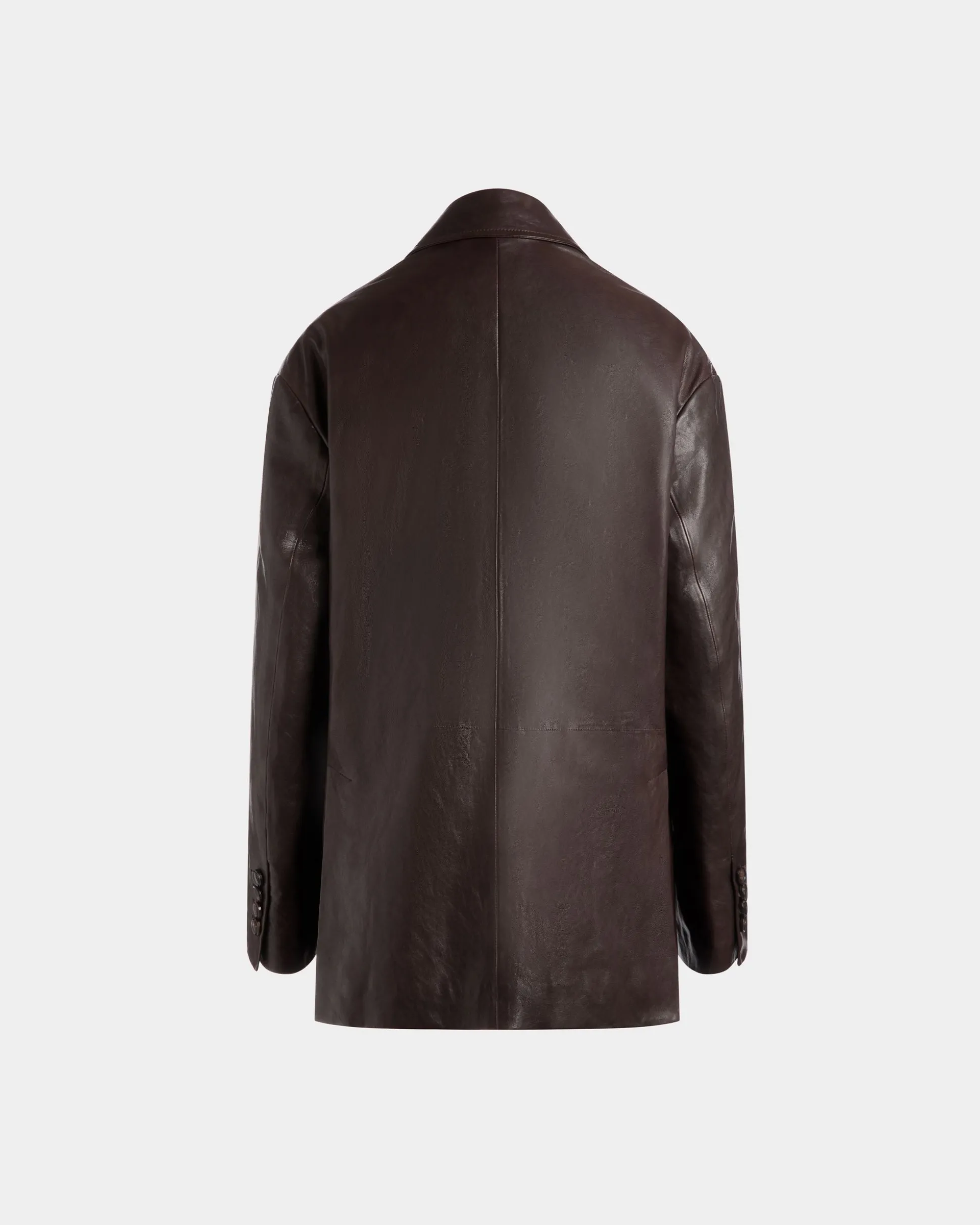 Blazer Aus Braunem Leder