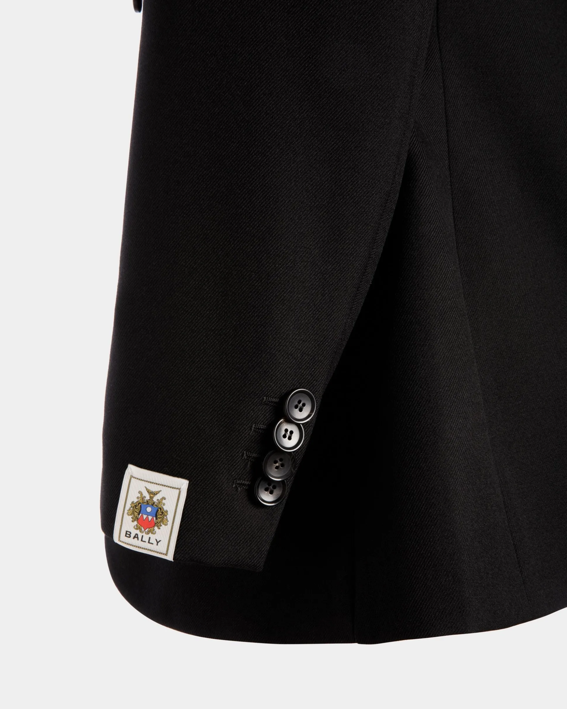 Blazer Aus Wolle In Schwarz