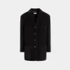 Blazer In Black Cotton Corduroy