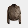 Bomberjacke Aus Nylon In Military Green Aus Der Adrien Brody Travel-Kollektion