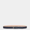 Brett 35 Mm Gürtel Aus Veloursleder In Navy Blue