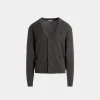 Cardigan Aus Kaschmir In Dunkelgrau Mit Bally Crest-Logo