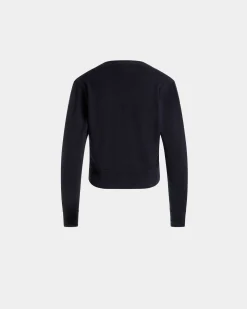 Cardigan Aus Kaschmir In Navy Blue