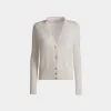 Cardigan Aus Seidenmischung In Beige