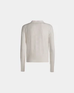 Cardigan Aus Seidenmischung In Beige
