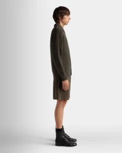 Cardigan Aus Wolle In Military Green Aus Der Adrien Brody Travel-Kollektion
