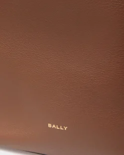 Code Beuteltasche Aus Leder In Braun