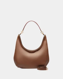 Code Hobo-Tasche Aus Leder In Braun