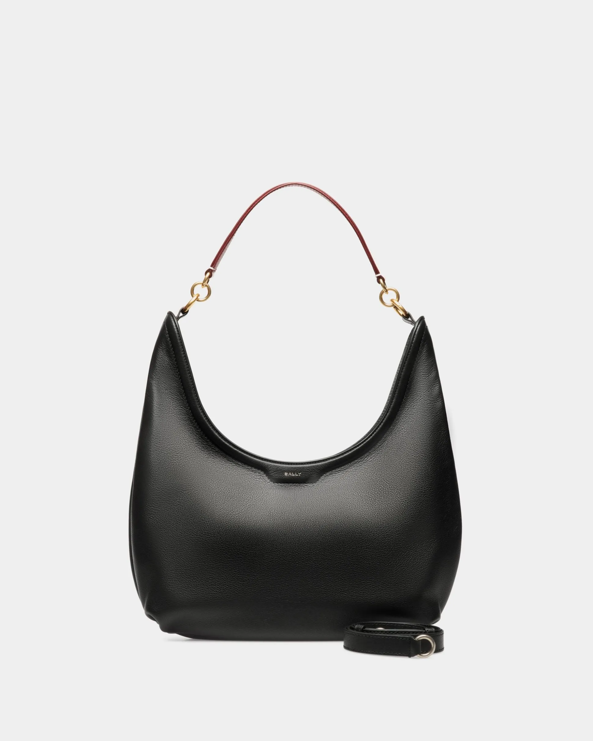 Code Hobo-Tasche Aus Leder In Schwarz