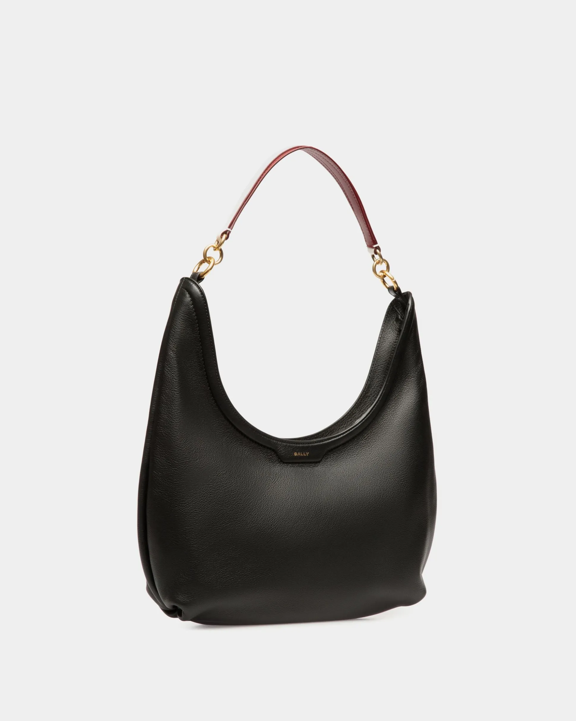 Code Hobo-Tasche Aus Leder In Schwarz