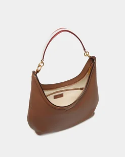 Code Hobo-Tasche Aus Leder In Braun