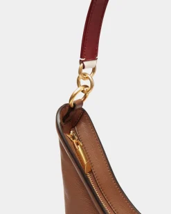 Code Hobo-Tasche Aus Leder In Braun