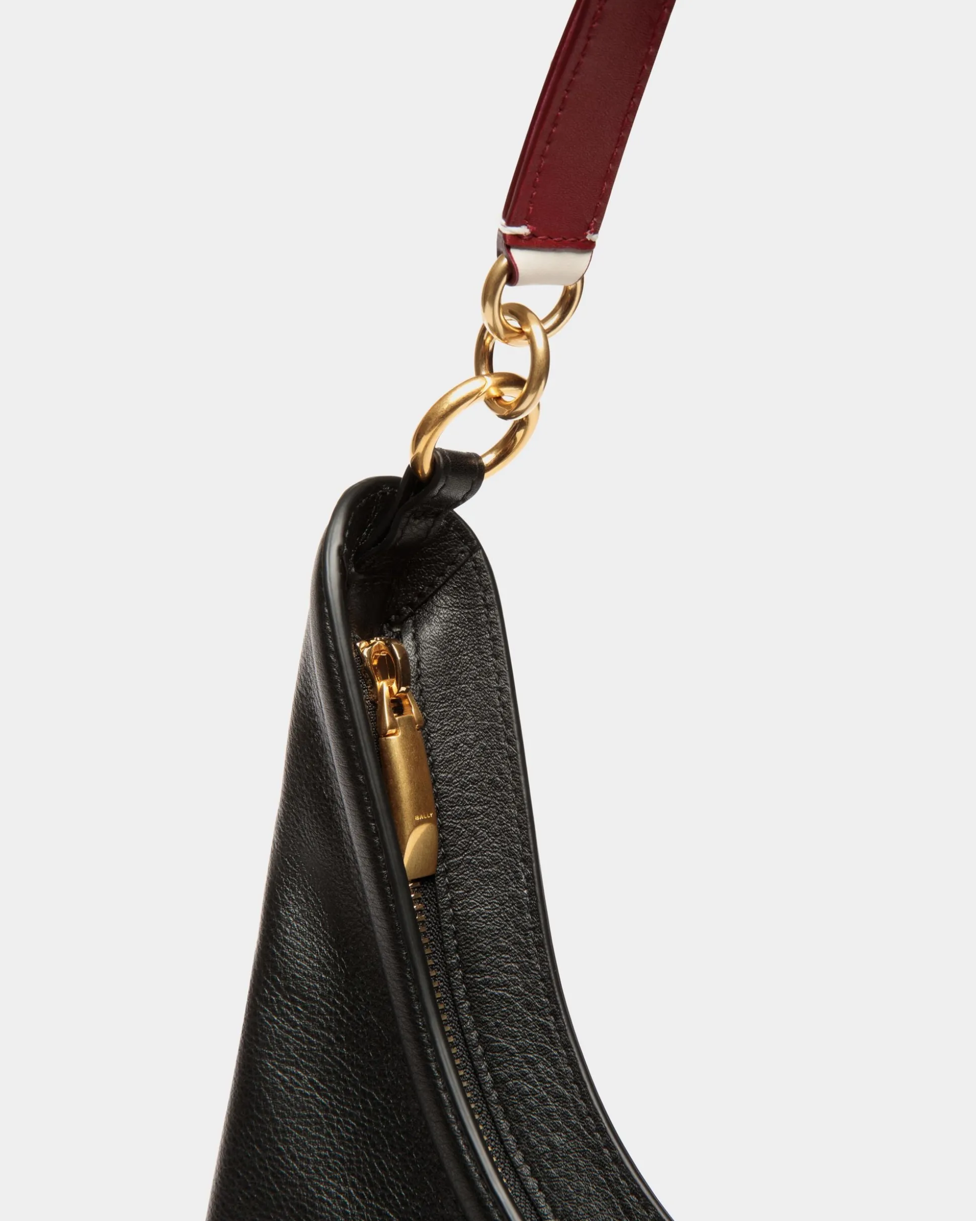 Code Hobo-Tasche Aus Leder In Schwarz