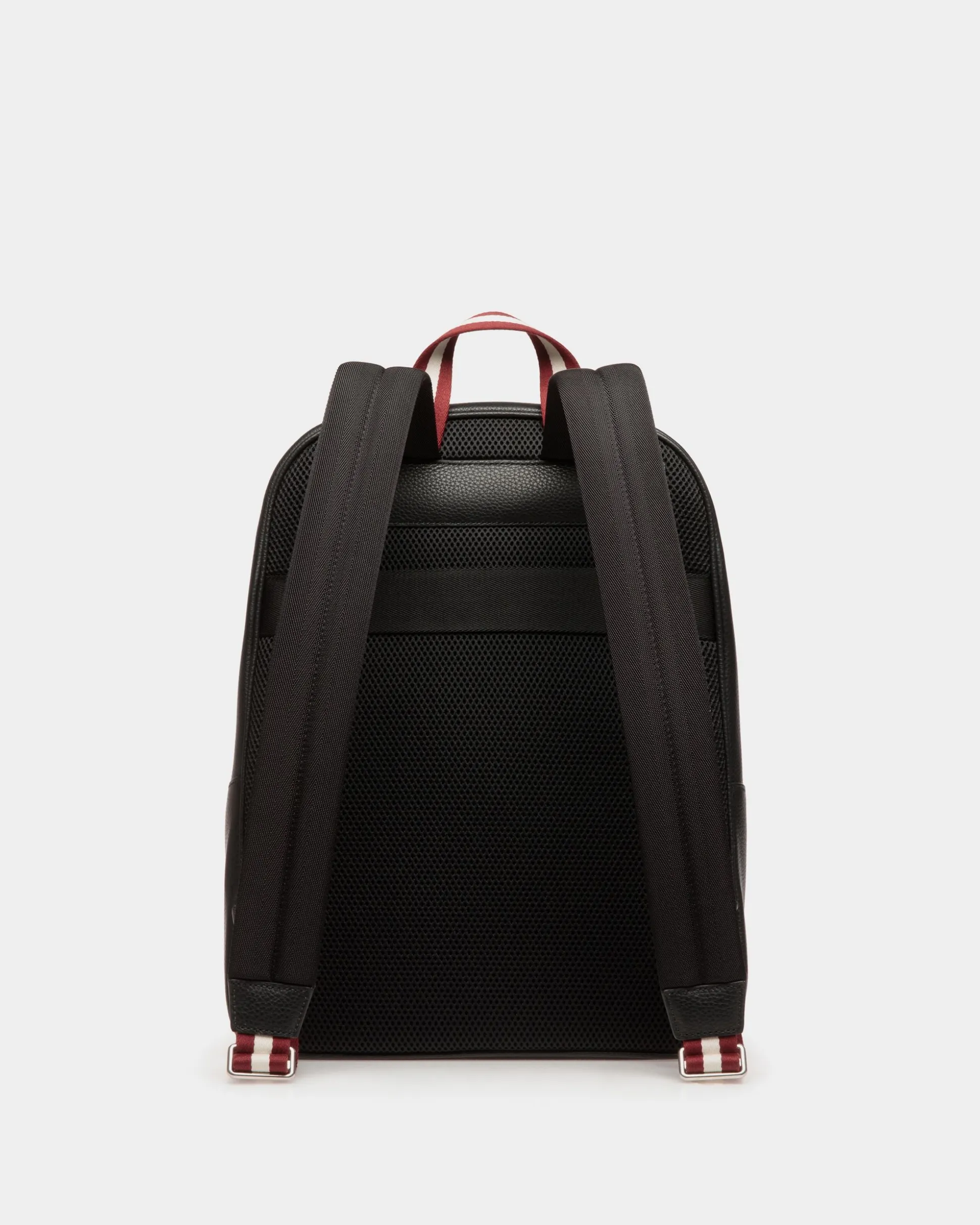 Code Rucksack Aus Genarbtem Leder In Schwarz